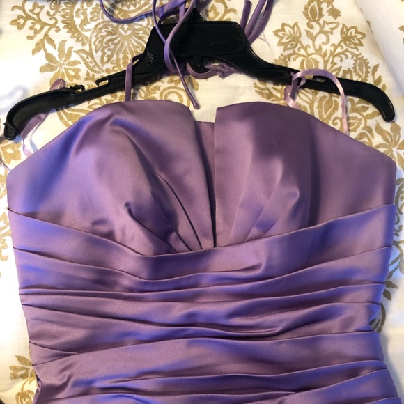 🔥HP🔥Modern Maid Collection (Lilac Bridesmaid Dress and Matching Purse) - Picture 1 of 9